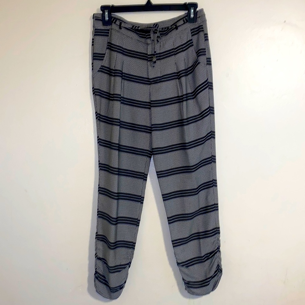 Dance & marvel black and white cropped pants size Small